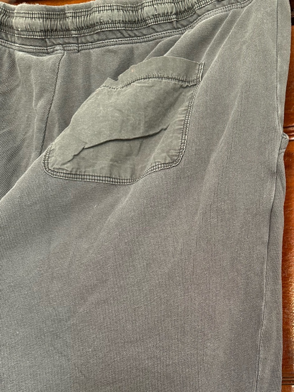 Aerie The Chill Jogger Distressed Carbon Gray Mineral Wash Sweatpants XL Lounge - Picture 4 of 10